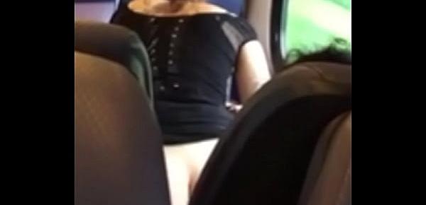  Couple having sex in Dutch train